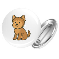 Button Yorkipoo Comic Yorkiepoo rund