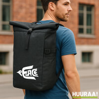 Kurierrucksack Peace Friedenstaube  30-44 Liter Black...