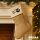 Weihnachtsstrumpf Love & Peace  Beige