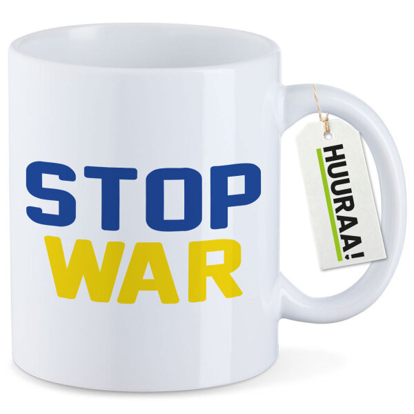 Kaffeetasse Stop War  330ml