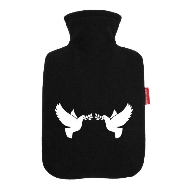 Wärmflasche Friedenstauben
