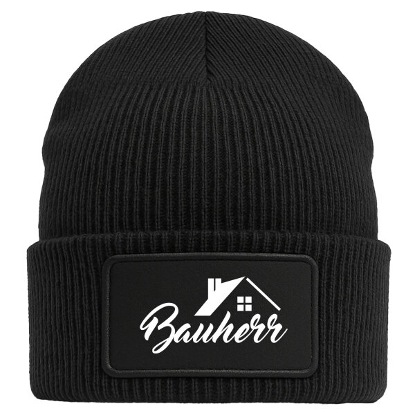 Beanie Bauherr Black Mütze