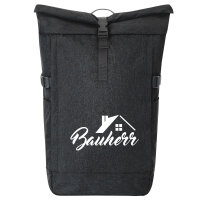 Kurierrucksack Bauherr  30-44 Liter Black Melange