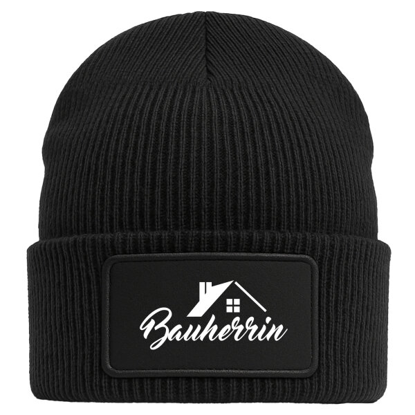 Beanie Bauherrin Black Mütze