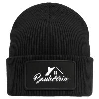 Beanie Bauherrin Black Mütze