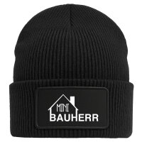 Beanie Mini Bauherr Black Mütze