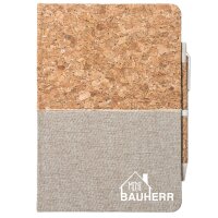 Notizbuch A5 Mini Bauherr 80 Blatt inkl. Kugelschreiber