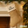 Weihnachtsstrumpf Mini Bauherr  Beige