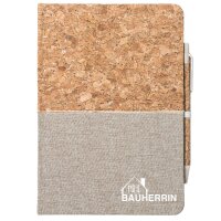 Notizbuch A5 Mini Bauherrin 80 Blatt inkl. Kugelschreiber