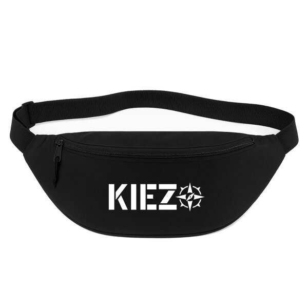 Bauchtasche Kiez Kompass 2,5 Liter Black Crossbody Bag