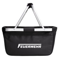 Einkaufskorb faltbar Feuerwehr 20 Liter Tragekorb Black