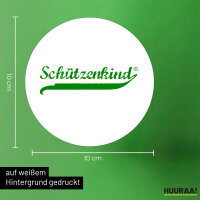 Aufkleber Schützenkind Vintage 10cm Sticker