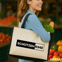Jutetasche Schützenkind Modern 21 Liter Black