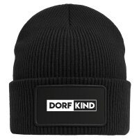 Beanie Dorfkind Modern Black Mütze