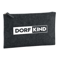 Kulturbeutel Dorfkind Modern 1 Liter Filz Charcoal...