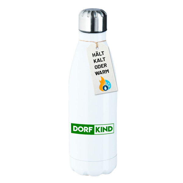 Edelstahl-Trinkflasche Dorfkind Modern 500ml Wasserflasche