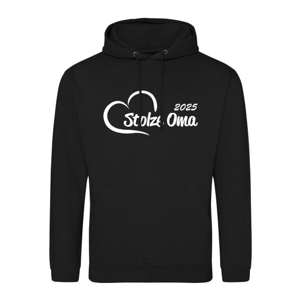 Unisex Hoodie Stolze Oma 2025 Herz Größe S-3XL