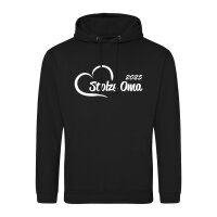 Unisex Hoodie Stolze Oma 2025 Herz Größe S-3XL