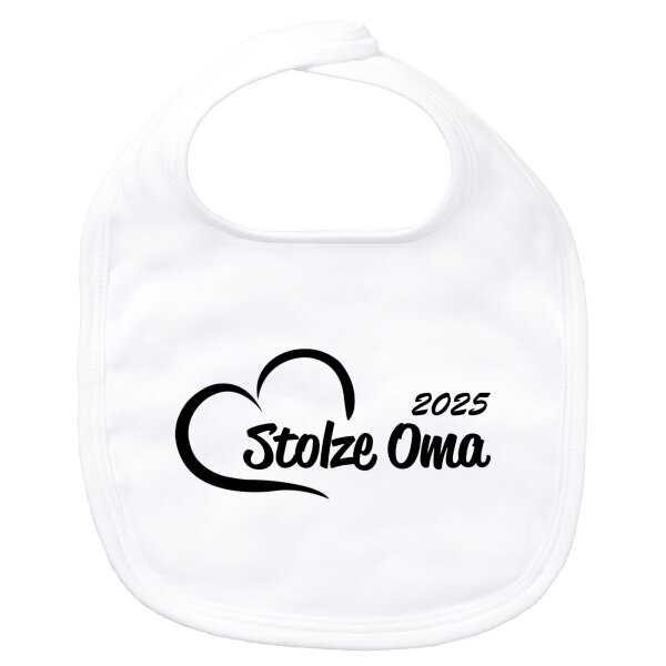 Baby Lätzchen Stolze Oma 2025 Herz