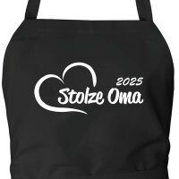 Schürze Stolze Oma 2025 Herz