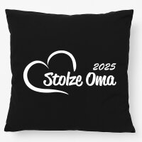 Kissen Stolze Oma 2025 Herz 40x40cm