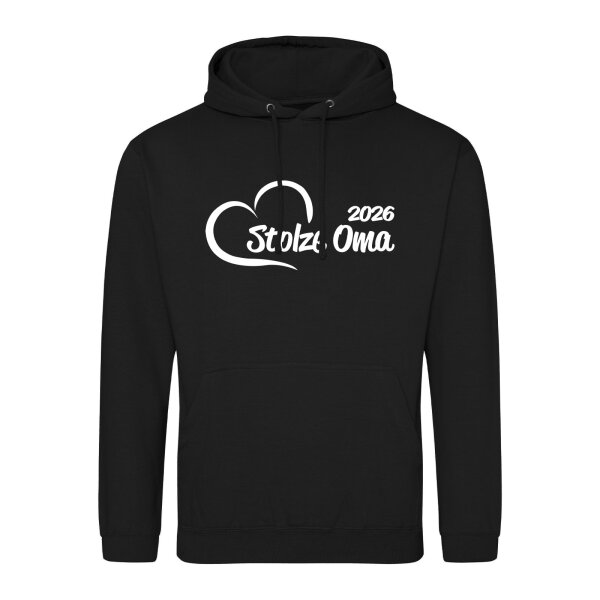Unisex Hoodie Stolze Oma 2026 Herz Größe S-3XL