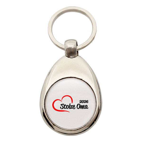 Schlüsselanhänger Stolze Oma 2026 Herz