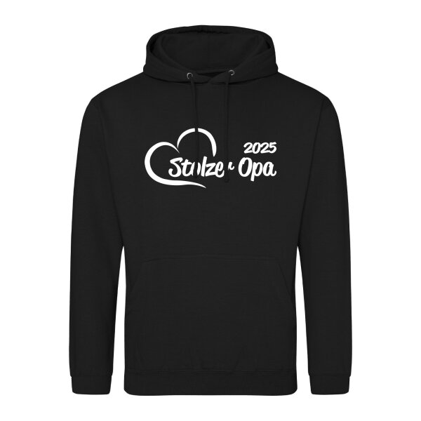 Unisex Hoodie Stolzer Opa 2025 Herz Größe S-3XL