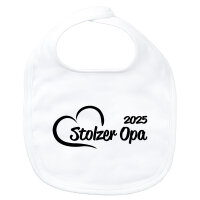 Baby Lätzchen Stolzer Opa 2025 Herz