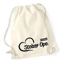 Turnbeutel Stolzer Opa 2025 Herz 12 Liter