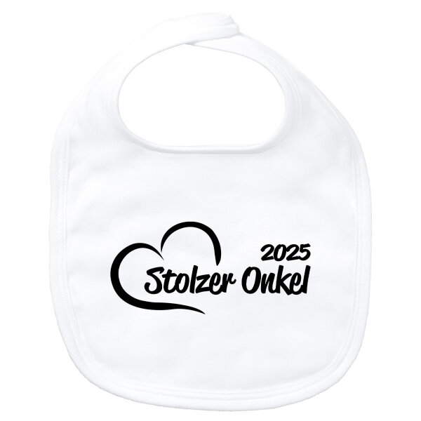 Baby Lätzchen Stolzer Onkel 2025 Herz