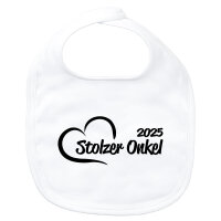 Baby Lätzchen Stolzer Onkel 2025 Herz
