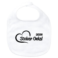 Baby Lätzchen Stolzer Onkel 2026 Herz