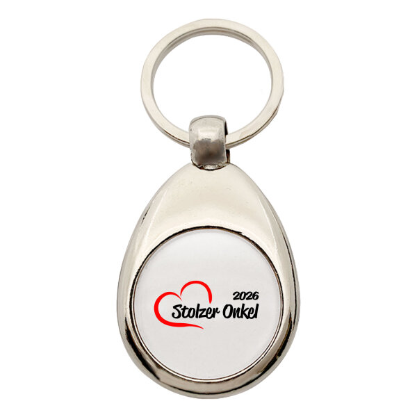 Schlüsselanhänger Stolzer Onkel 2026 Herz
