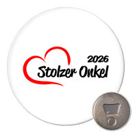 Magnet Stolzer Onkel 2026 Herz 59mm...
