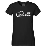 Damen T-Shirt Stolze Tante 2025 Herz Größe XS-XXL