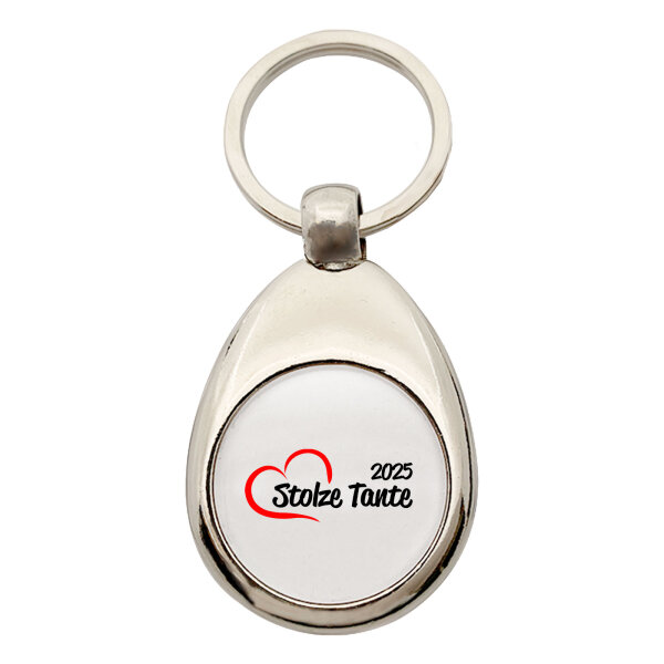 Schlüsselanhänger Stolze Tante 2025 Herz