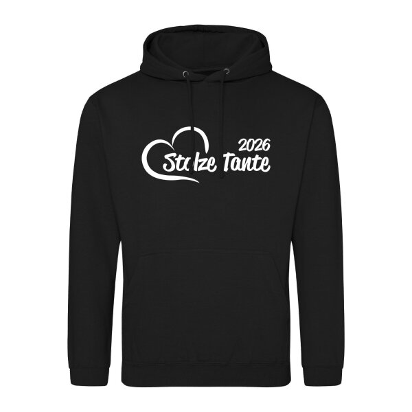 Unisex Hoodie Stolze Tante 2026 Herz Größe S-3XL