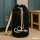 Seesack Stolzer Opa Herz 20 Liter Rucksack Black