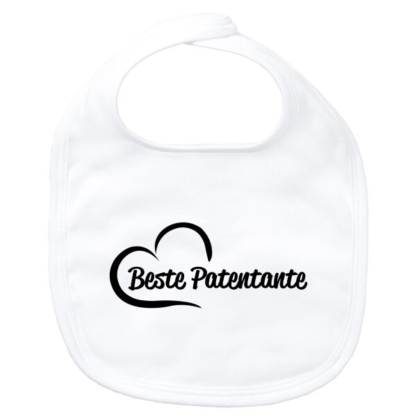 Baby Lätzchen Beste Patentante Herz