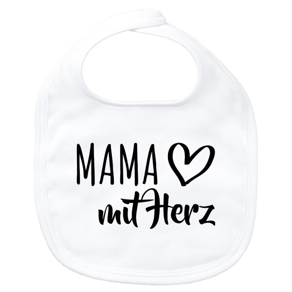 Baby Lätzchen Mama mit Herz