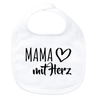 Baby L&auml;tzchen Mama mit Herz Klettverschluss