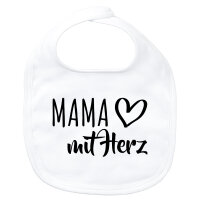 Baby Lätzchen Mama mit Herz