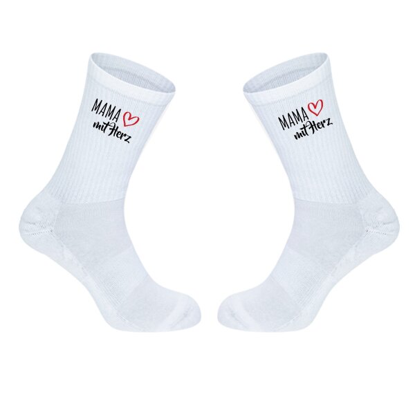 Unisex Socken Mama mit Herz Baumwolle