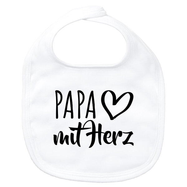 Baby Lätzchen Papa mit Herz
