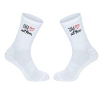 Unisex Socken Oma mit Herz Baumwolle