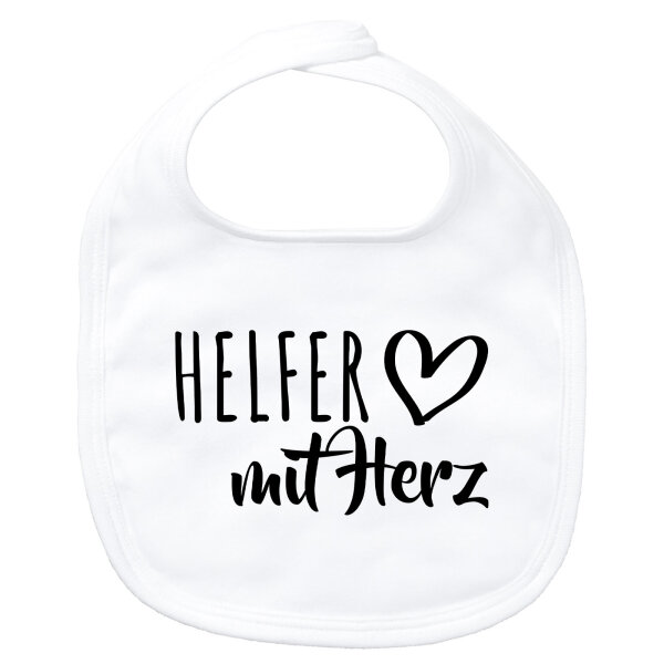 Baby Lätzchen Helfer mit Herz