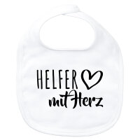 Baby Lätzchen Helfer mit Herz