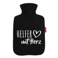 Wärmflasche Helfer mit Herz