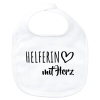 Baby Lätzchen Herferin mit Herz